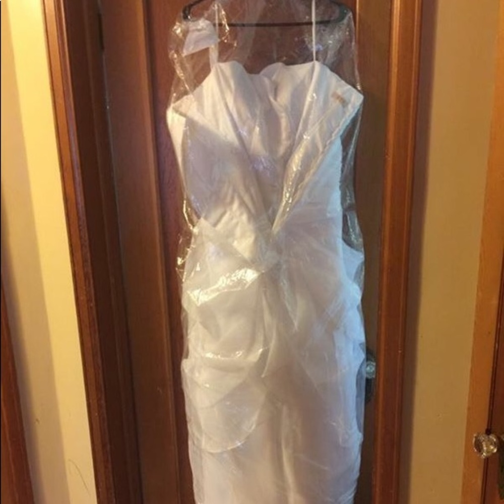 organza Wedding dress size 8 - Picture 3 of 5